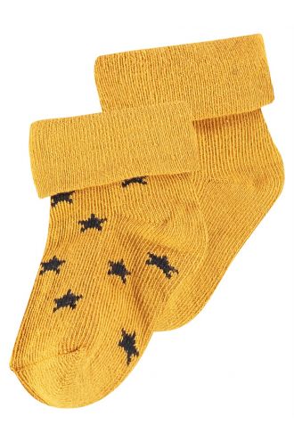 Noppies Socks (2 pairs) Levi - Honey Yellow