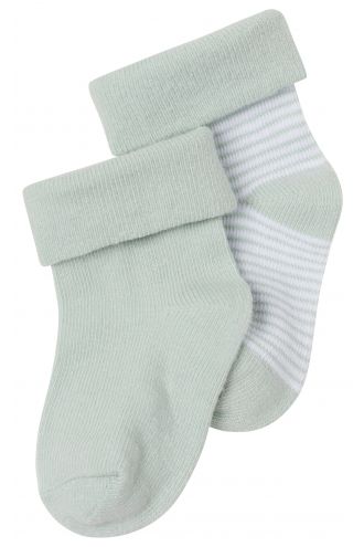 Noppies Socks (2 pairs) Zoë - Grey Mint