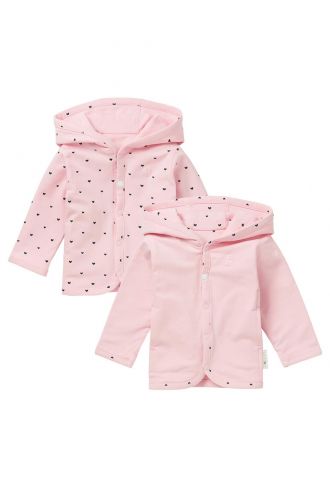 Noppies Gilet Novi - Reversible - Light Rose