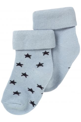 Noppies Socks (2 pairs) Napoli - Grey Blue