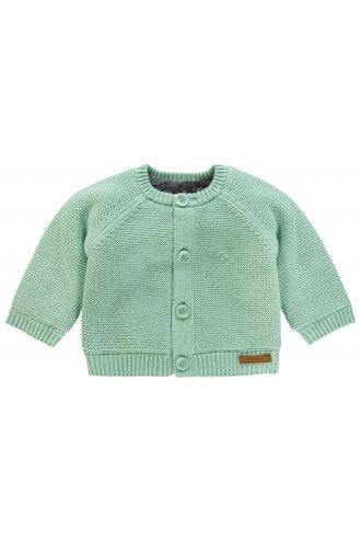 Noppies Strickjacke Lou - Grey Mint