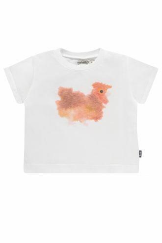  T-shirt Van Mierlo (62-104) - white - chicken