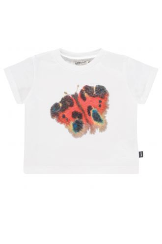  T-shirt Van Mierlo (62-104) - white - butterfly