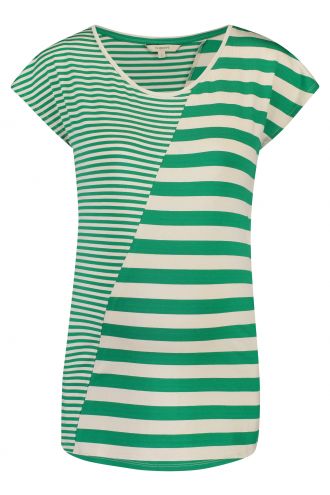 Noppies T-shirt Pearle - Golf Green Stripe