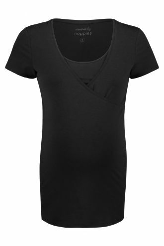 T-shirt d'allaitement Rome - Black