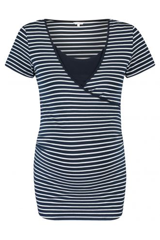 Voedings t-shirt Paris - Night Sky Stripe