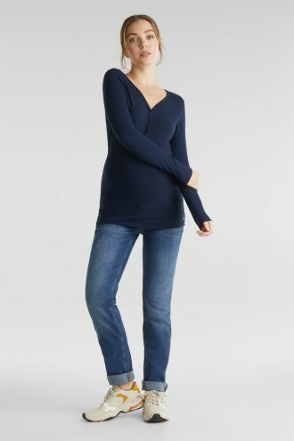 esprit Langarmshirt - Night Blue