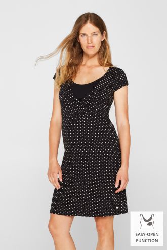 esprit Still-Nachtkleid - Black