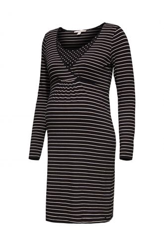 Jurk met voedingsfunctie - Black