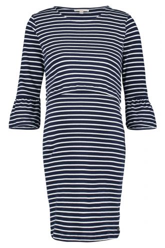 Jurk met voedingsfunctie - Night Blue