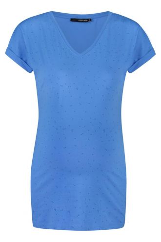 Supermom T-shirt Hashtack - Bright Blue
