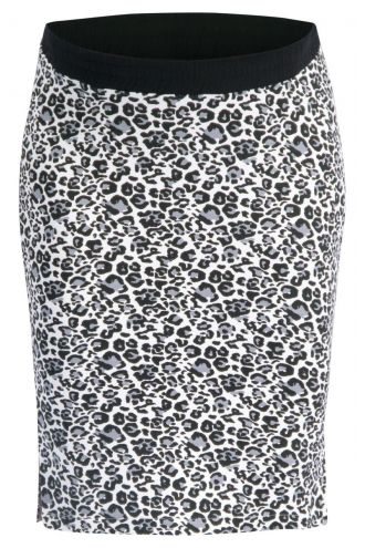  Skirt Leopard AOP - Black AOP