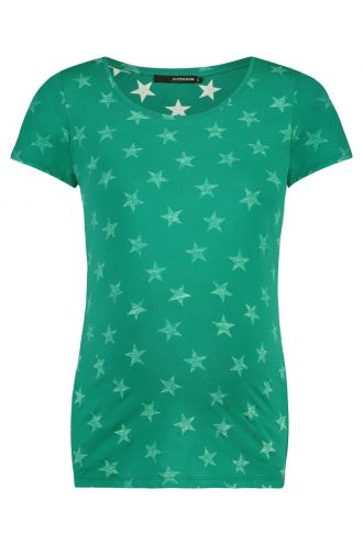 Supermom T-shirt Stars - Cadmium green