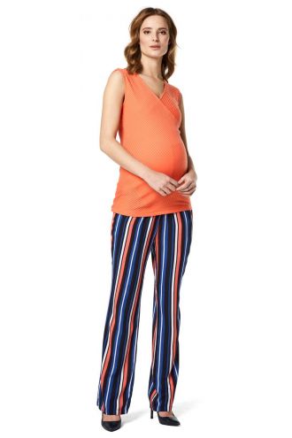Supermom Trousers Blue Stripe - Multicolour Stripe