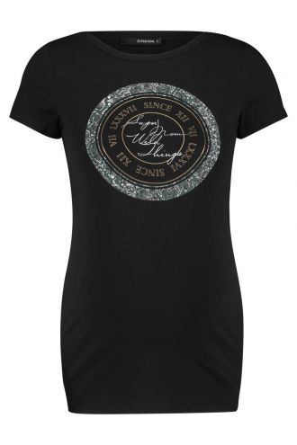 Supermom T-shirt Print - Black