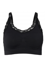 Naadloze voedingsbh Seamless nursing bra lace - Black