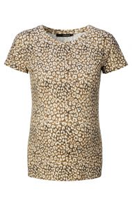  T-shirt Leopard - Dull Gold