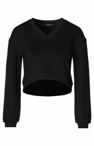 Pullover Cropped - Black