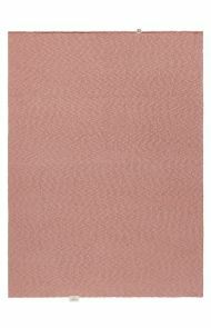  Decke für die Wiege Melange knit 75x100 cm - Misty Rose