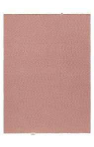 Crib blanket Melange knit 75x100 cm - Misty Rose