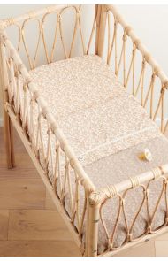 Noppies Wieg deken Melange knit 75x100 cm - Oxford Tan