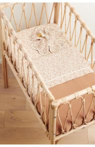 Odot Drap Housse pour Lit de Bébé, Impression de Fleurs Draps Housses  Enfants Respirant Douce Extensible Protège Matelas pour Lit Bébé, Berceau,  Lit