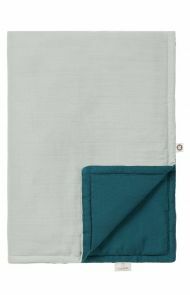 Wieg deken Filled 75x100 cm - Puritan Gray