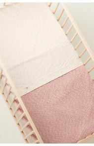 Noppies Cot blanket Melange knit 100x140 cm - Misty Rose