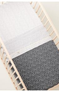 Noppies Ledikant deken Teddy Fancy Dot 100x140 cm - Forged Iron