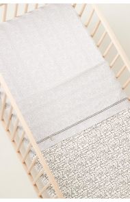 Noppies Ledikant deken Teddy Fancy Dot 100x140 cm - Jet Stream