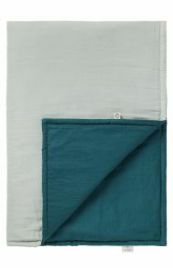 Cot blanket Filled 100x140 cm - Puritan Gray