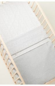 Noppies Cot blanket Teddy Fantasy Fleece 100x140cm - Grey Melange