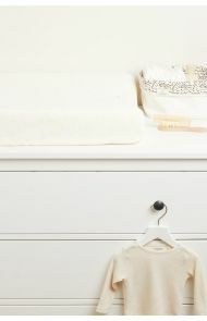 Noppies Changing pad cover Cosy teddy 49x75cm - Jet Stream