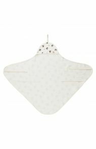 Newborn wrap towel Blooming Clover 72x92 cm - Jet Stream