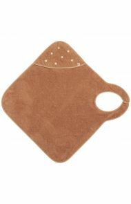 Baby hooded towel Wearable Clover Terry 110x105 - Indian Tan