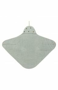 Noppies Umschlagtuch für Neugeborene Clover 72x92 cm - Puritan Gray