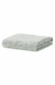 Noppies Enkele hydrofieldoek Botanical 120x120 cm - Puritan Gray