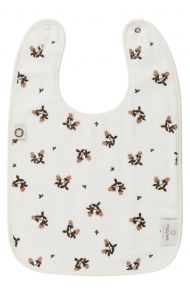 Noppies Slabbetje Blooming Clover - Jet Stream