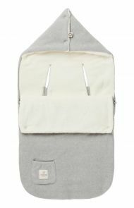 Autostoel voetenzak Fantasy Fleece 83x39cm - Grey Melange