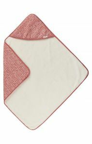Noppies Wikkeldoek Teddy Fancy Dot 100x100 cm - Brick Dust