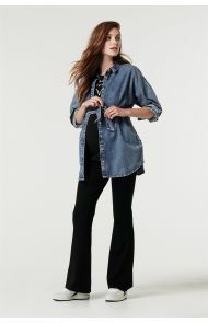 Supermom Jacket Denim - Acid Blue
