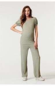 Supermom Casual broek Jersey Straight - Vetiver
