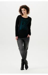 Supermom Langarmshirt Delphi - Black