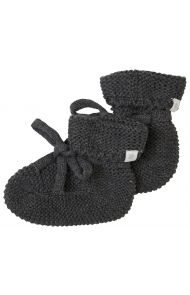 Noppies Krabbelschuh Nelson - Dark grey melange