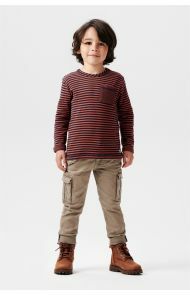 Noppies Longsleeve Kingman stripe - Black Iris
