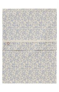 Noppies Wieg laken Botanical crib sheet - Colony Blue