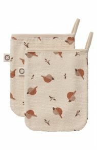 Noppies Washcloth Printed duck terry wash cloths - Indian Tan