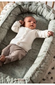 Noppies Babynest Botanical Baby nest - Puritan Gray
