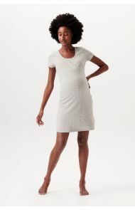 Esprit Nursing nightdress - Light Grey melange