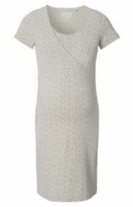 Nursing nightdress - Light Grey melange